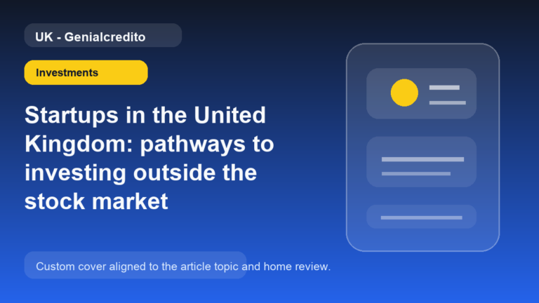 Startups in the United Kingdom: pathways to investing outside the stock market