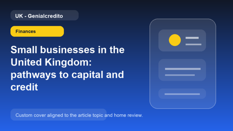 Small businesses in the United Kingdom: pathways to capital and credit
