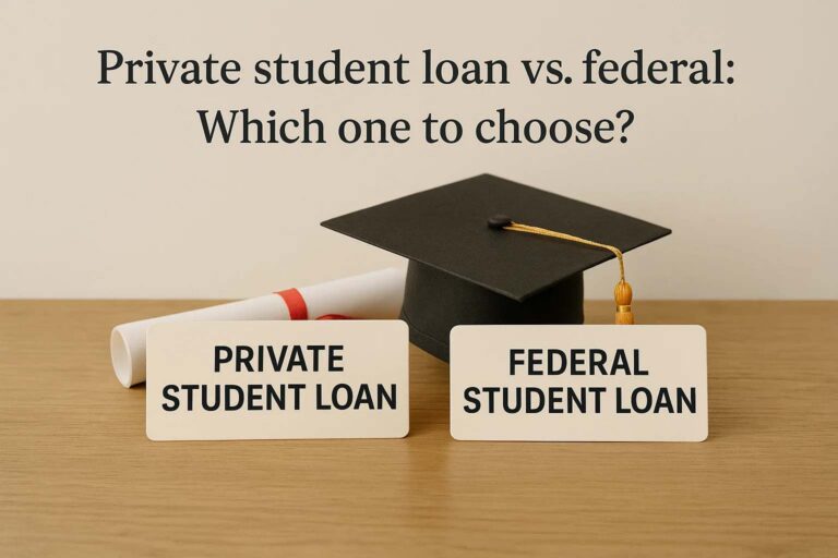 Student loan private vs federal: which to choose for your college in the USA?