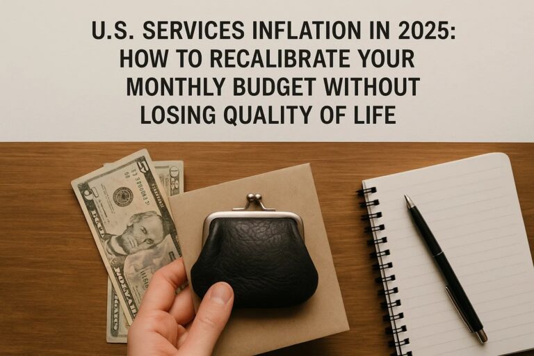 U.S. services inflation in 2025: how to recalibrate your monthly budget without losing quality of life