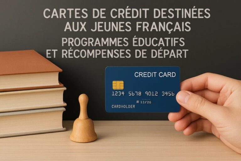 Cartes de crédit destinées aux jeunes Français : programmes éducatifs et récompenses de départ