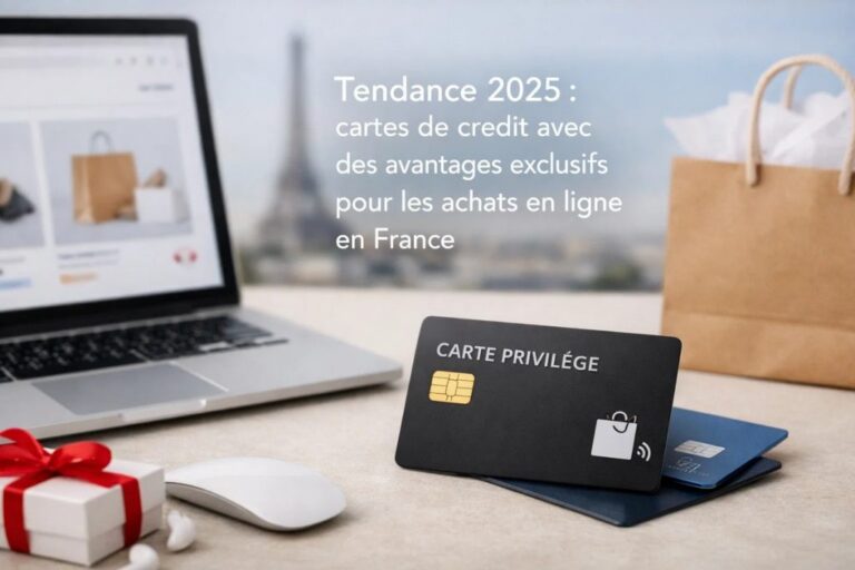 Tendance 2025 : cartes de crédit avec des avantages exclusifs pour les achats en ligne en France