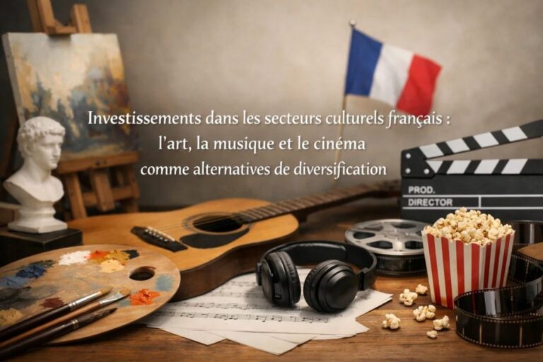 Investissements dans les secteurs culturels français : l’art, la musique et le cinéma comme alternatives de diversification